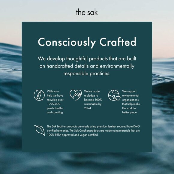 De Young Luxury Leather Tote in Tobacco Floral - Spacious & Eco-Friendly Handbag - Picture 5 of 6